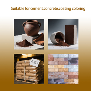 Pigmento Ossido di Ferro Marrone per Cemento Edile, Disponibile nei Colori Marrone <span class=keywords><strong>Scuro</strong></span>, Marrone <span class=keywords><strong>Chiaro</strong></span>, Caffè <span class=keywords><strong>Scuro</strong></span> e Caffè <span class=keywords><strong>Chiaro</strong></span> - Product Image 4
