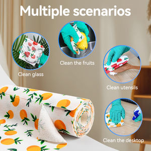 कस्टम डिस्पोजेबल रसोई मुद्रित माइक्रोफाइबर सफाई तौलिया के लिए रोल में एक रोल में एक रोल में एक रोल में - Product Image 4