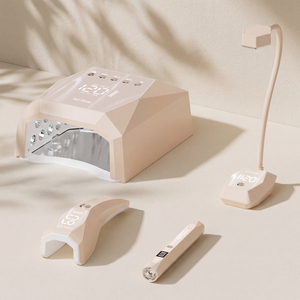 Lampe <span class=keywords><strong>UV</strong></span> <span class=keywords><strong>LED</strong></span> professionnelle sans fil rechargeable pour le durcissement des ongles, portative, avec différentes longueurs d'onde, pour salon et usage domestique - Product Image 1