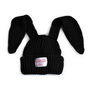 Bán Buôn Phụ Nữ Của Mùa Đông Dệt Kim Beanie <span class=keywords><strong>Hat</strong></span> Với Dài Tai Thỏ Dễ Thương Bunny Tai Được Trang Bị <span class=keywords><strong>Hat</strong></span> Cho Bãi Biển & Du Lịch - Product Image 4
