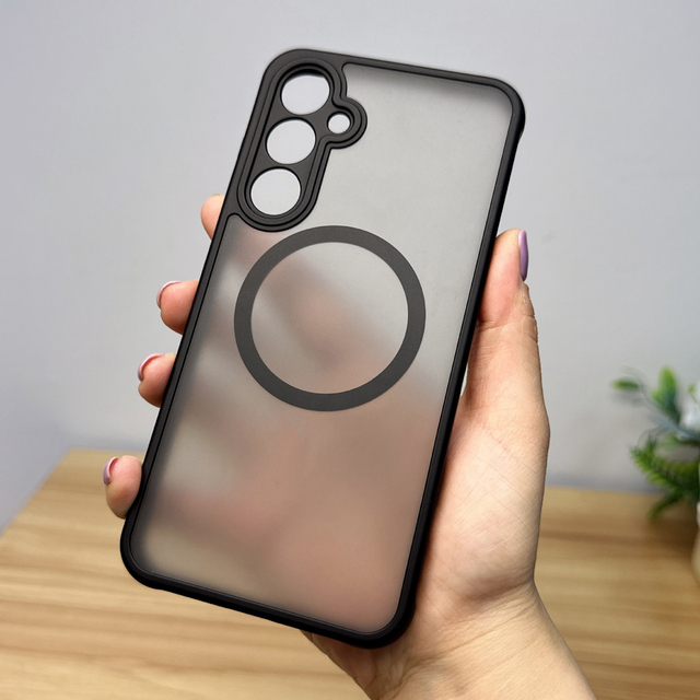 Matte Skin Translucent Magnetic Case for Samsung A36 Shockproof Phone Case for Samsung Galaxy A06 A16 A56 A25 S25 5G