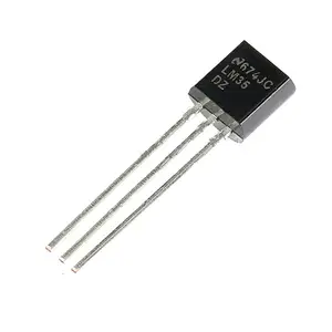 Componentes electrónicos BOM IC, sensor de temperatura de precisión original vertical TO-92 LM35 LM35DZ