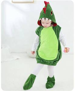 Tenue de dinosaure 2026 pour enfants – Déguisement vert pour garçons et filles, idéal pour Halloween et Noël - Product Image 5