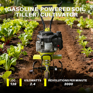 Vertak 139cc Benzine Helmstok Benzine Cultivator Rototiller-Grondbewerkingsmachine Voor Boerderij En Tuin Gebruik - Product Image 2