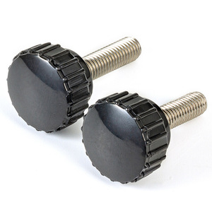 304 Stainless Steel Round Head Knurled Hand Screw M6 M8 25mm Industrial Grade A Electronic Device Manufacturing - Product Image 4