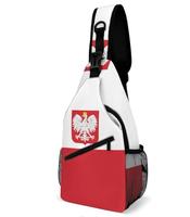 Sac bandoulière de haute qualité avec drapeau du Monaco, logo personnalisé, sac de poitrine, sac à dos bandoulière, sac de voyage