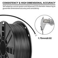 Filament d'impression 3D Creat3D Pla+ 1 kg 1,75 mm Bobine +/- 0,02 mm de tolérance Robuste et résistant PLA Plus Tiges en plastique pour imprimante 3D FDM