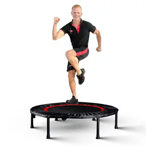 Hot Selling Fitness Trampolines With Armrests Wholesale 8ft-15ft Frames For Home Park Use For Children's Entertainment Fitness