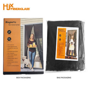 <span class=keywords><strong>Mosquitera</strong></span> para Puerta de Poliéster de 90x210 cm, Cortina Magnética de Malla Suave para Puerta, Protección Contra Insectos - Product Image 6