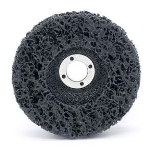 Bande abrasive et <span class=keywords><strong>disque</strong></span> de <span class=keywords><strong>nettoyage</strong></span> 115 mm 4,5 pouces noir, dureté moyenne, pour le meulage de surface, l'élimination de la peinture et le <span class=keywords><strong>nettoyage</strong></span> des soudures - Product Image 6