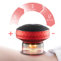 Appareil de thérapie par ventouses électrique sans fil Gua Sha Equipment Sets for Body Vacuum Smart Massage Hammer