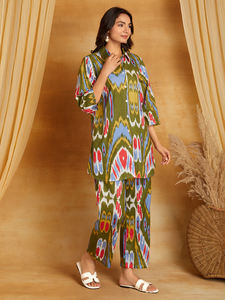 ชุดเซ็ตผ้าเรยอนวิสโคส 100% ลายพิมพ์ดอกไม้ สำหรับงานปาร์ตี้ สไตล์ชาติพันธุ์ สำหรับผู้หญิง ทุกฤดูกาล จากซัพพลายเออร์อินเดีย ผลิตจากวัสดุรีไซเคิล - Product Image 6