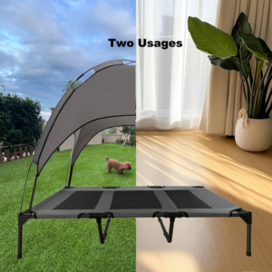 Cama Elevada con Toldo Extraíble para Mascotas, Tienda de Campaña con Toldo Extraíble, Cama Grande Personalizada para Acampar en Interiores y Exteriores, a la Venta - Product Image 6
