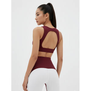 Conjunto de Yoga Aspen Azul y Blanco, Leggings de Cintura Alta Transpirables sin Costuras, Sujetador Deportivo, Ropa Deportiva para Mujer - Product Image 6