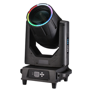 Faro Mobile 3-in-1 da 380W IP65 Impermeabile con Effetto Anello Bianco 20R per Teatri, Discoteche e Spettacoli Notturni DMX 512 LED - Product Image 1
