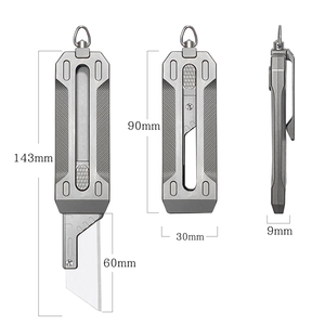 Tiện ích EDC Kính thiên văn bỏ túi dao ngoài trời di động cắm trại săn bắn Dao Titan khẩn cấp - Product Image 6