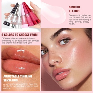 Votre logo, baume à lèvres volumateur liquide, longue durée, viral TK, lèvres plus volumineuses, <span class=keywords><strong>K</strong></span> Beauty, lèvres volumineuses intense, sensation de picotement pour - Product Image 4