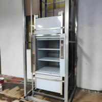 200kg Speiseaufzug mit Wärmefunktion zur Temperaturerhaltung, Hebevorrichtung für Cafeterias