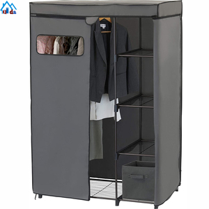 2018 Kawaii Light and Handy Freestanding <strong>Plastic</strong> Diy Folding <strong>Cupboard</strong> Baby Wardrobe <strong>Cupboard</strong> - Product Image 2