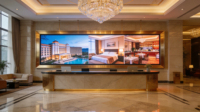 Écran Micro LED P1.875 COB à Effet Visuel Intérieur Élevé, 8K HDR10+, 600cd, 7680Hz, Sans Grain, pour Affichages Publicitaires