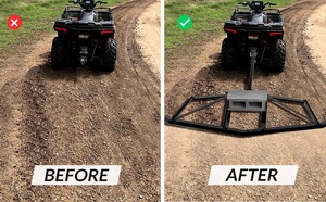 Implementos y Accesorios para Tractores: Rastra de Disco para ATV, Rastra Niveladora de Césped para Tractores, Rastra de Arrastre para Caminos LTA-001 - Product Image 4