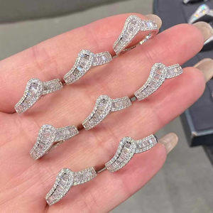 Bague Plaqué Or Blanc Et CZ - 5 Styles Au Choix - Taille 6.5 - Neuve Avec étiquettes