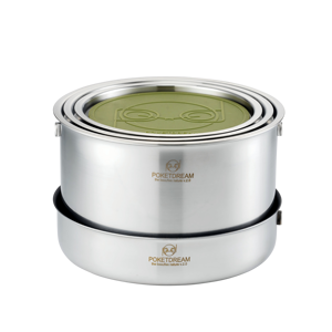 Pocketdream 11 Piece cắm trại đồ nấu nướng hệ thống thép không gỉ có thể tháo rời xử lý đa nồi đặt cho gia đình - Product Image 3