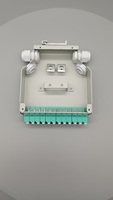 Boîtier de distribution fibre optique 12 ports 24 fibres sur rail DIN, LC Duplex Multimode OM3, boîtier terminal en métal avec pigtail pour réseau
