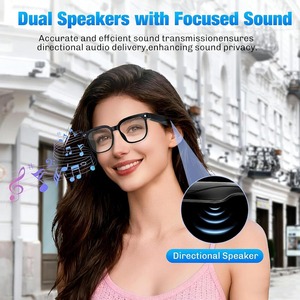 Gafas Inteligentes con IA y Cámara, Gafas con Cámara HD de 8MP Antivibración, Grabación de Video, Traducción en Tiempo Real, <span class=keywords><strong>Audio</strong></span> de Oreja Abierta - Product Image 1