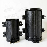 Moule en fonte à cylindre fendu haute précision pour essais de béton, équipement de laboratoire