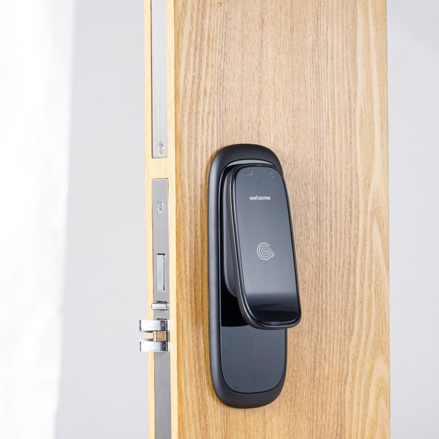 Electronic Intelligent Control Hotel Room Smart Wifi Door Lock RFID Card Keyless Entry Anti Peep Code for Hotel Security Use