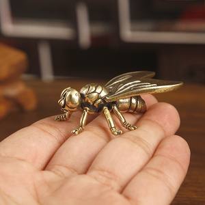 Figuras de Insectos de Bronce, Miniaturas de Cucarachas, Adornos Pequeños para Escritorio, Colección de Insectos Divertidos - Product Image 6