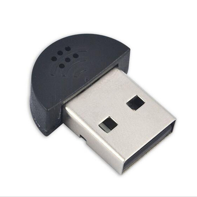Mini USB Microphone Speaker Laptop Voice Recording