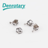 Supports dentaires orthodontiques auto-ligature mode fausses dents accolades acier inoxydable Roth MBT 022 fil Odontologia chaînes électriques