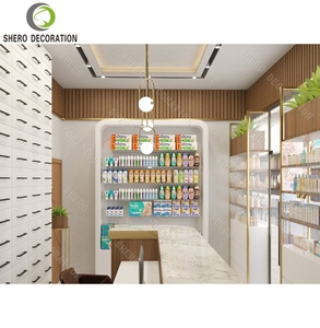 Pharmacy Cosmetics Display <b>Cabinet</b> Skincare Showcase Stand Dermo-Cosmetics Shelf for Drug Store Beauty Interi - Product Image 6