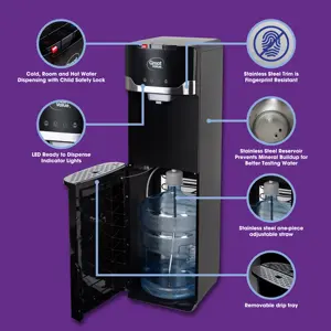 Família Elétrica Instant Heat Smart Water Cooler Hot Cold Garrafa dispensador com sistema de filtro stand Water Dispenser Machine
