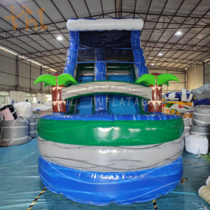Kids <strong>Inflatable</strong> Water <strong>Slide</strong> Commercial Bouncy Castle <strong>Inflatable</strong> Water <strong>Slide</strong> with Pool - Product Image 5
