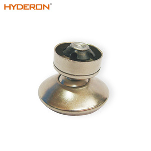Patas Redondas Ajustables Hyderon para Muebles, Patas de Equilibrio Metálicas con Cubierta, Patas Inclinables con Resorte, Accesorios - Product Image 1