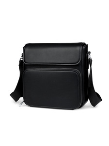 Professional Men's Summer Lightweight Waterproof PU Leather Modern Fashion Cosmetic <b>Bag</b> Shoulder Strap for Daily - Product Image 1