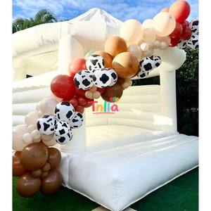 Vente chaude Château gonflable de <span class=keywords><strong>mariage</strong></span> blanc personnalisable commercial, château gonflable pour sauter, château gonflable à <span class=keywords><strong>louer</strong></span> ou à vendre - Product Image 2