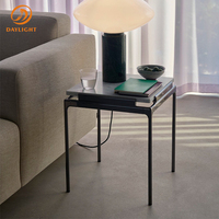 Table d'appoint moderne et simple en verre ou en marbre DAYLIGHT Nordic pour salon