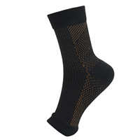 Chaussettes de compression pour la cheville, manchon de fitness, offre un soutien de la voûte plantaire, soulage la douleur au talon