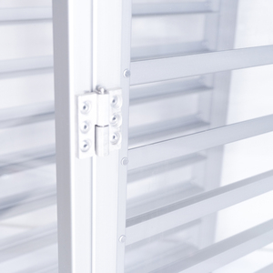 9단 1000x650x470mm 알루미늄 밀폐형 베이커리 랙 트롤리 트레이용 빵 냉각 랙 - Product Image 5