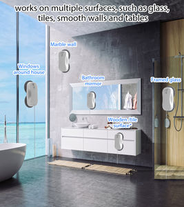 Robot Limpiacristales Inteligente, Robot <span class=keywords><strong>de</strong></span> Limpieza <span class=keywords><strong>de</strong></span> Vidrios, Aspiradora para Hogar, Hotel, Uso en Exteriores y Automóviles, Controlado por Aplicación, Totalmente Automatizado - Product Image 6