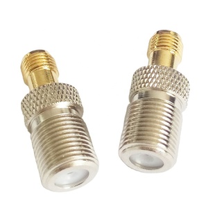 SMA Female to F Female Straight Coupler RF <b>Adapter</b> Pure Copper - Product Image 3
