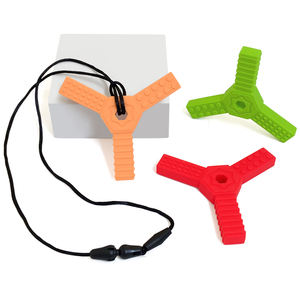 Collares de silicona sensoriales con cadena de cuerda al por mayor para niños con necesidades de morder, para la dentición, TDAH y autismo - Product Image 3