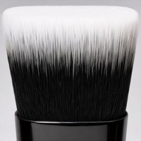Pinceau Fond de Teint Plat à Poils Synthétiques Denses, pour Maquillage Liquide, Crème et Poudre, Manche Noir Sans Traces, Logo Personnalisé CHICHODO