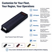 Dispositivo de Rastreo GPS con Energía Solar de Fábrica, Localizador GPS Magnético para Barcos, Camiones, Embarcaciones, Localización BeiDou, Resistente al Agua IP67