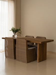 Vintage wabi-sabi viento antiguo original losa de madera maciza hogar comedor escritorio de la computadora - Product Image 5