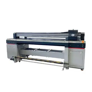 Precio de fábrica, máquina híbrida Uv de impresión, impresora plana I3200 XP600, cabezal de impresión acrílico, impresora de pancartas de Pvc de gran formato